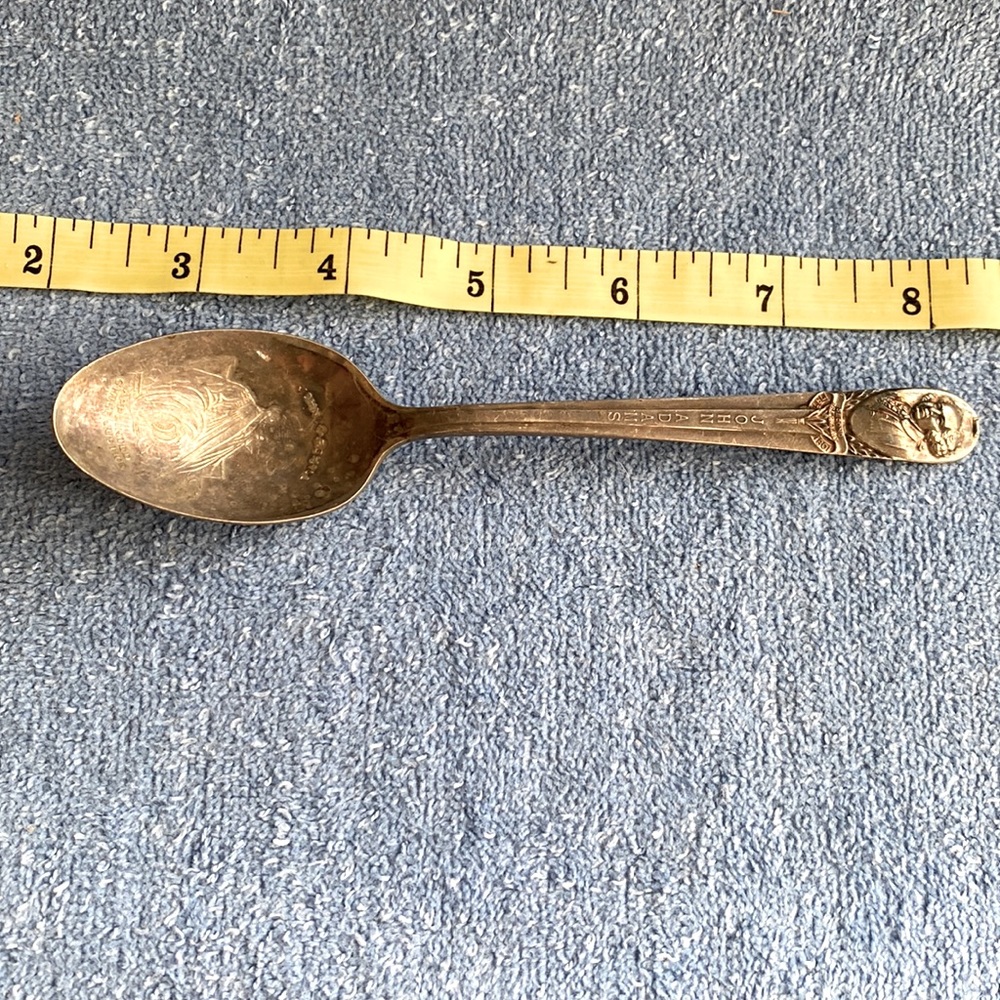 Vintage Collector Souvenir Spoon John Adams